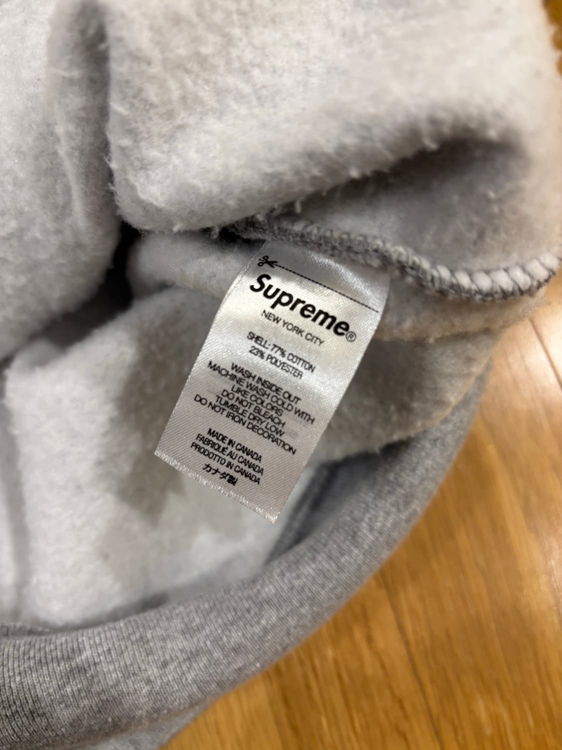 22FW 슈프림 언더라인 후드 스웻셔츠 상품이미지5