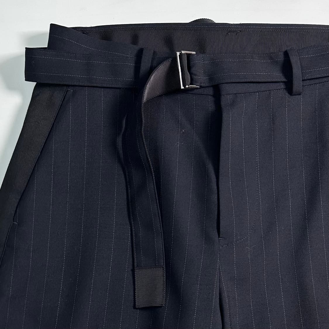 사카이 스트라이프 디테일 와이드 팬츠 상품이미지4