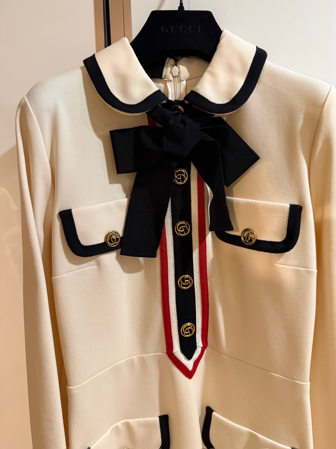 구찌 리본 드레스 원피스s 상품이미지2