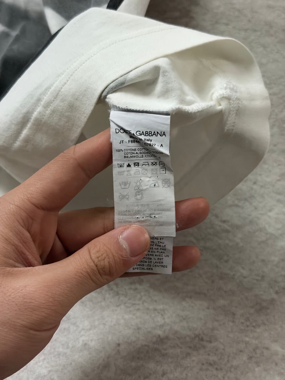 돌체앤가바나 제임스딘 반팔 티셔츠 상품이미지5