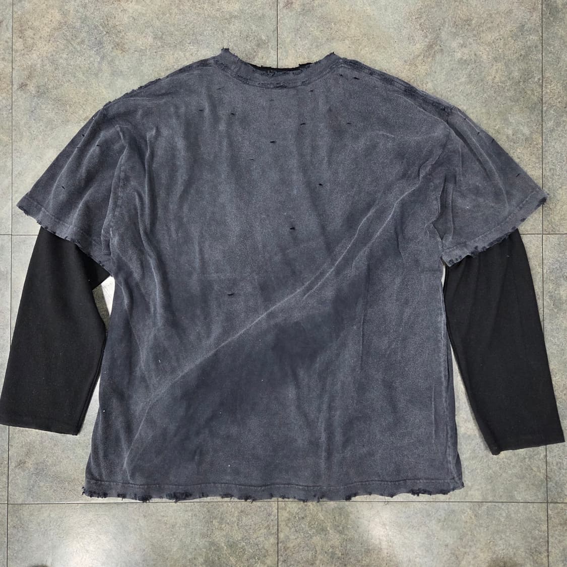 빈티지 긴팔레이어드 티셔츠 상품이미지5