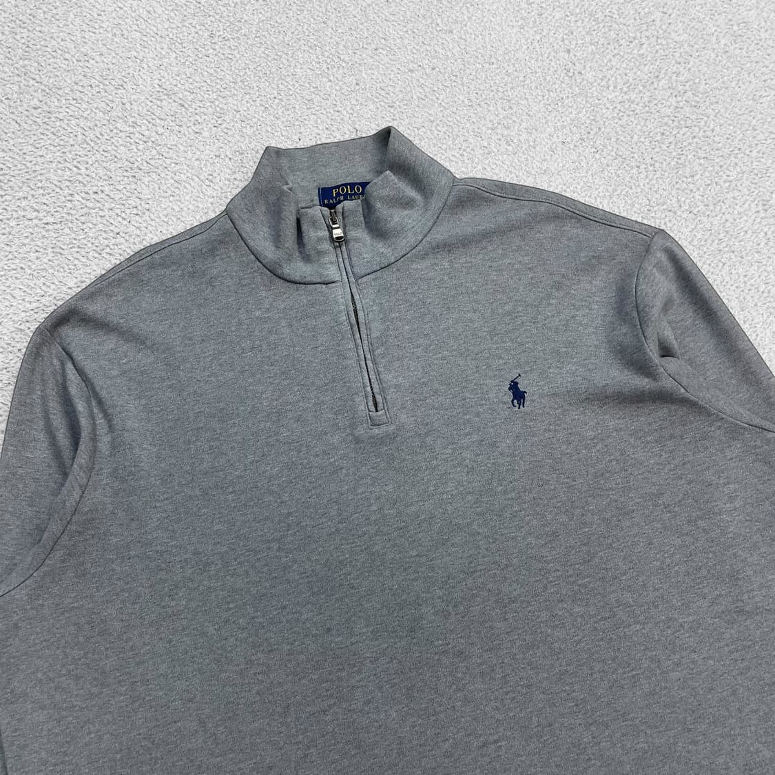 폴로 랄프로렌 포니 로고 스웻 하프 집업 그레이 상품이미지2