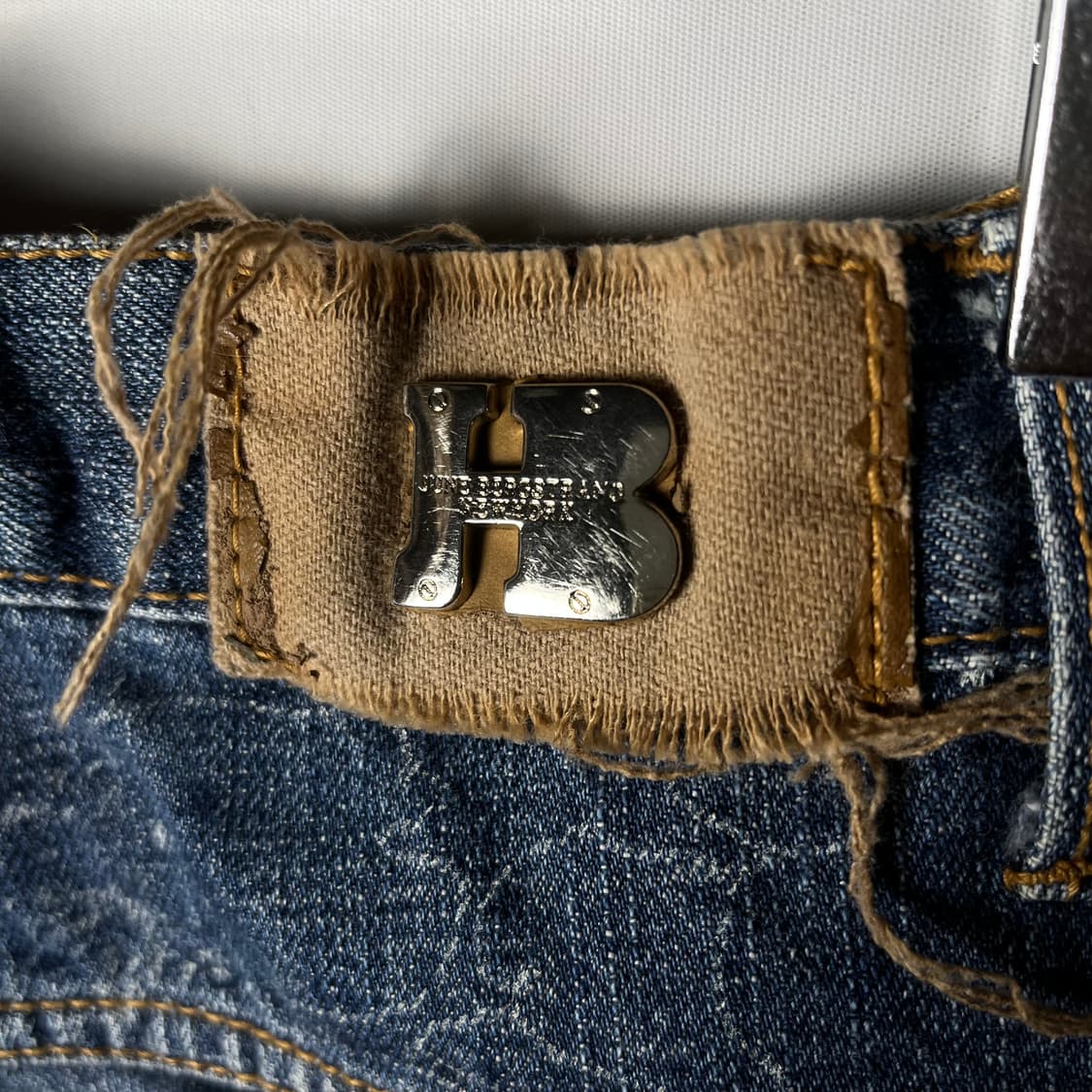 [June Bergstrand] 오리엔탈 잉어자수 데님팬츠 상품이미지4