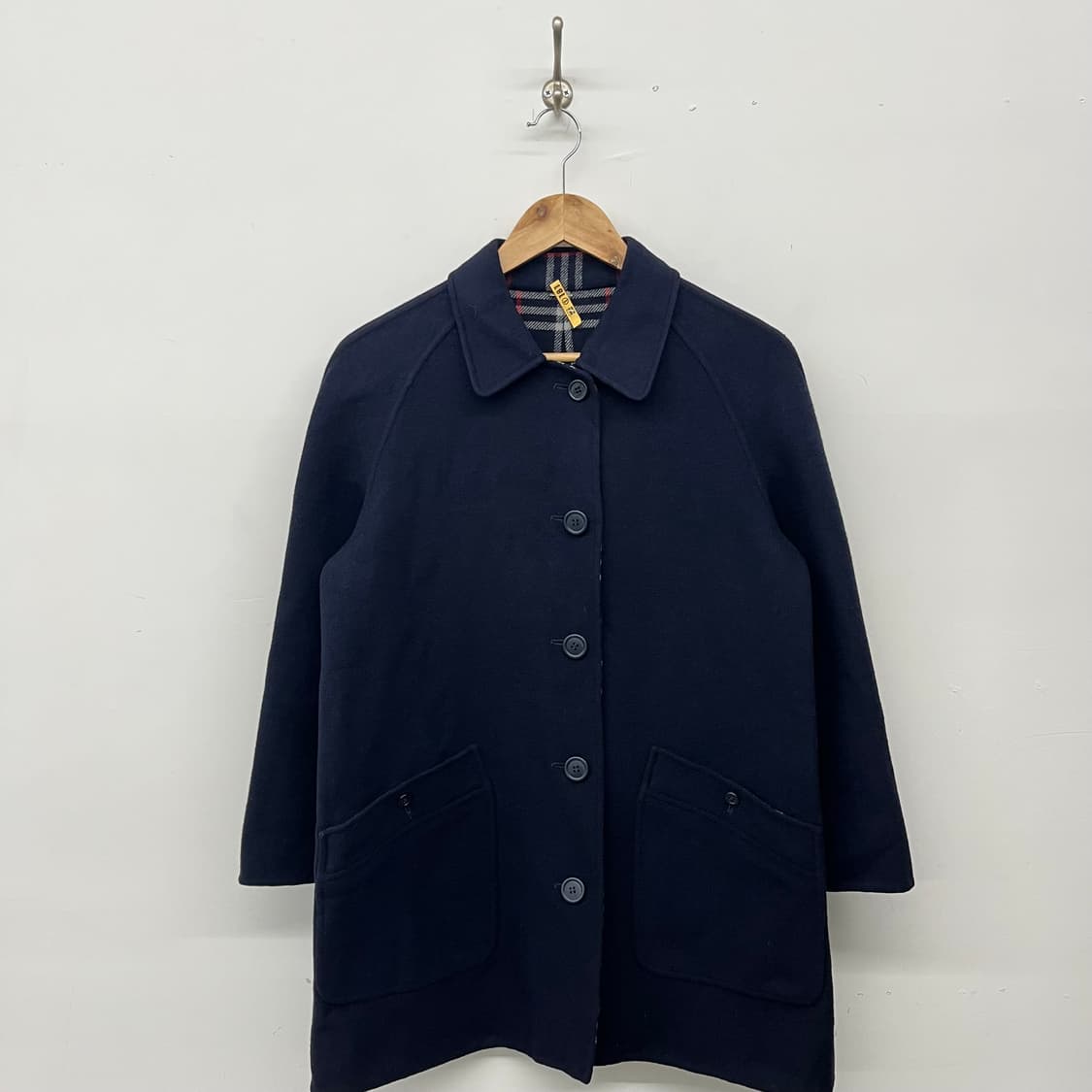 버버리 네이비 캐시미어 코트 여M 상품이미지1