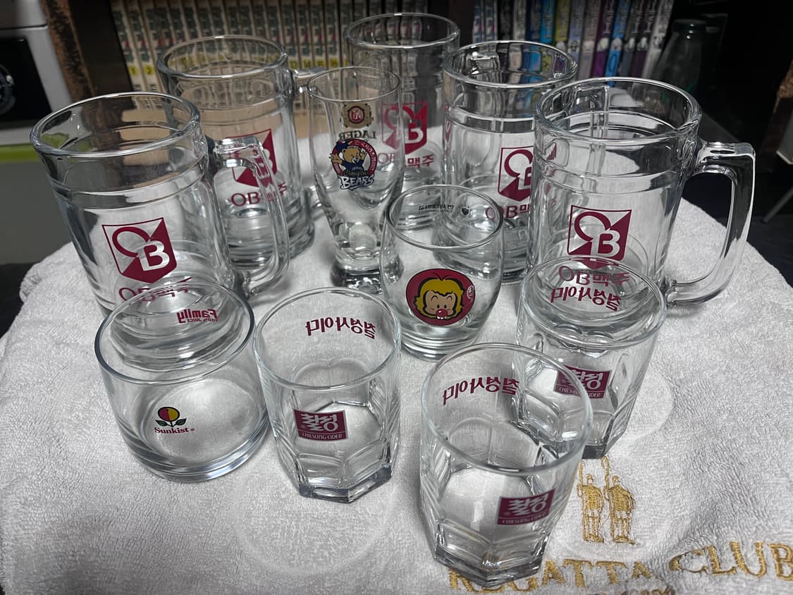 레트로 잔 일괄 판매 상품이미지1