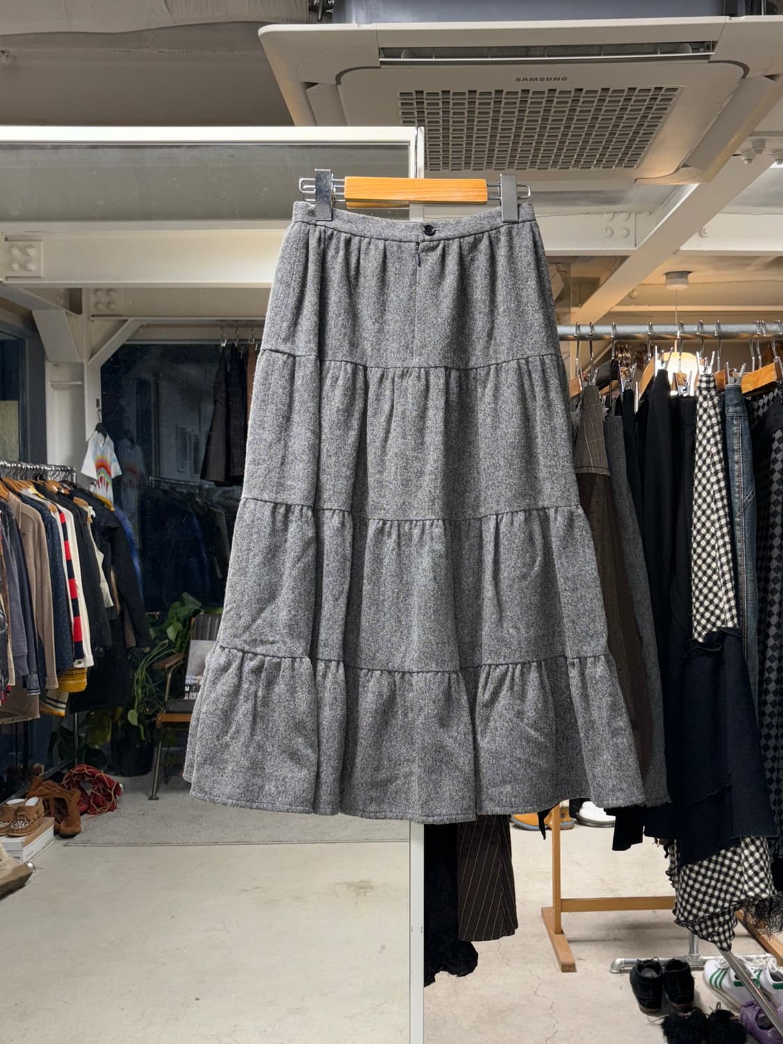 아츠로 타야마 플레어 울 스커트 상품이미지2
