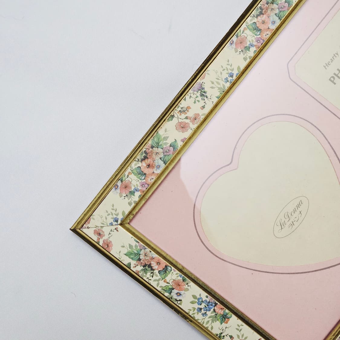 빈티지 플로랄 하트 고양이 액자 상품이미지5