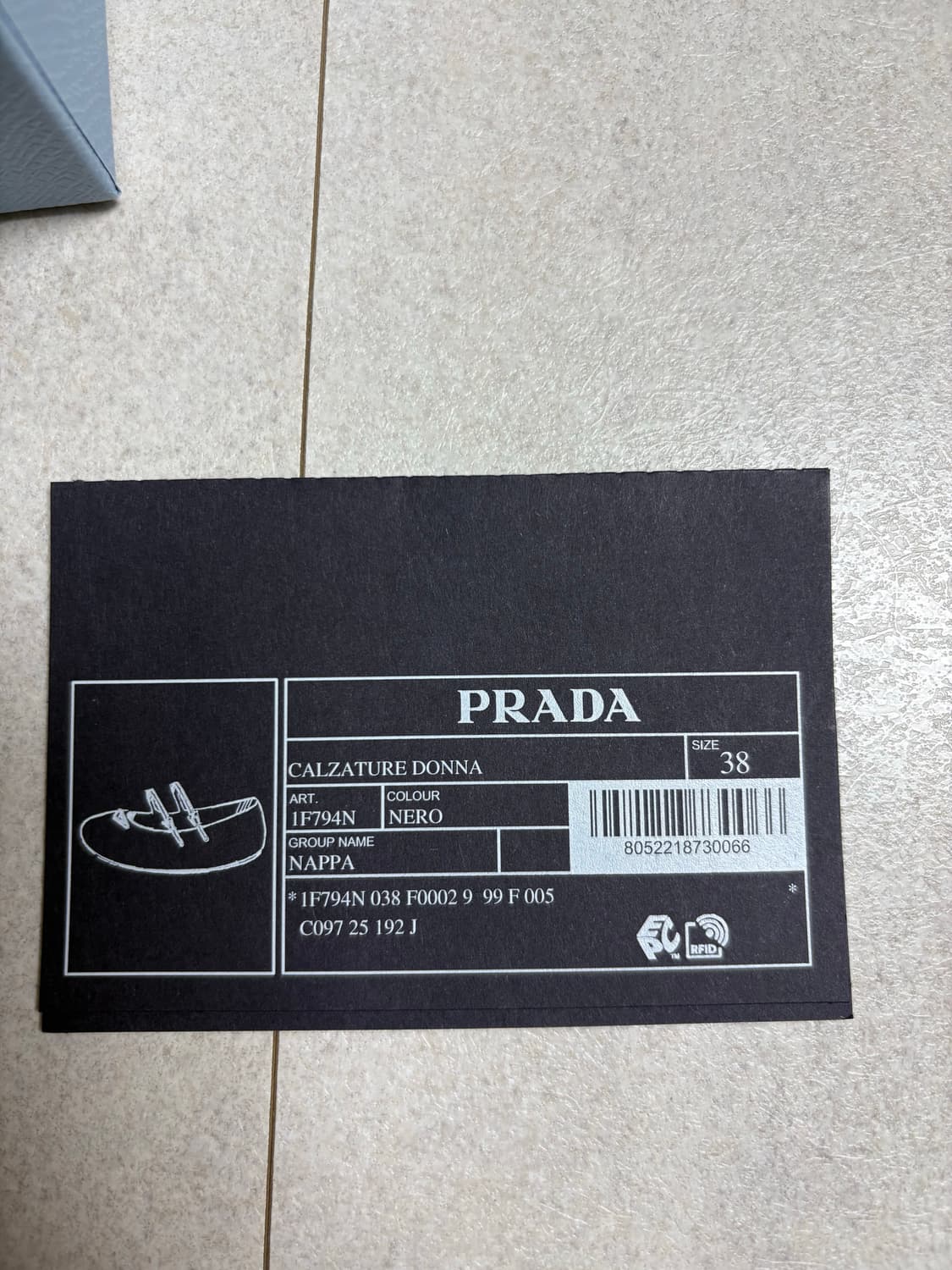 (새상품)프라다 메리제인 플랫슈즈 38사이즈 상품이미지8