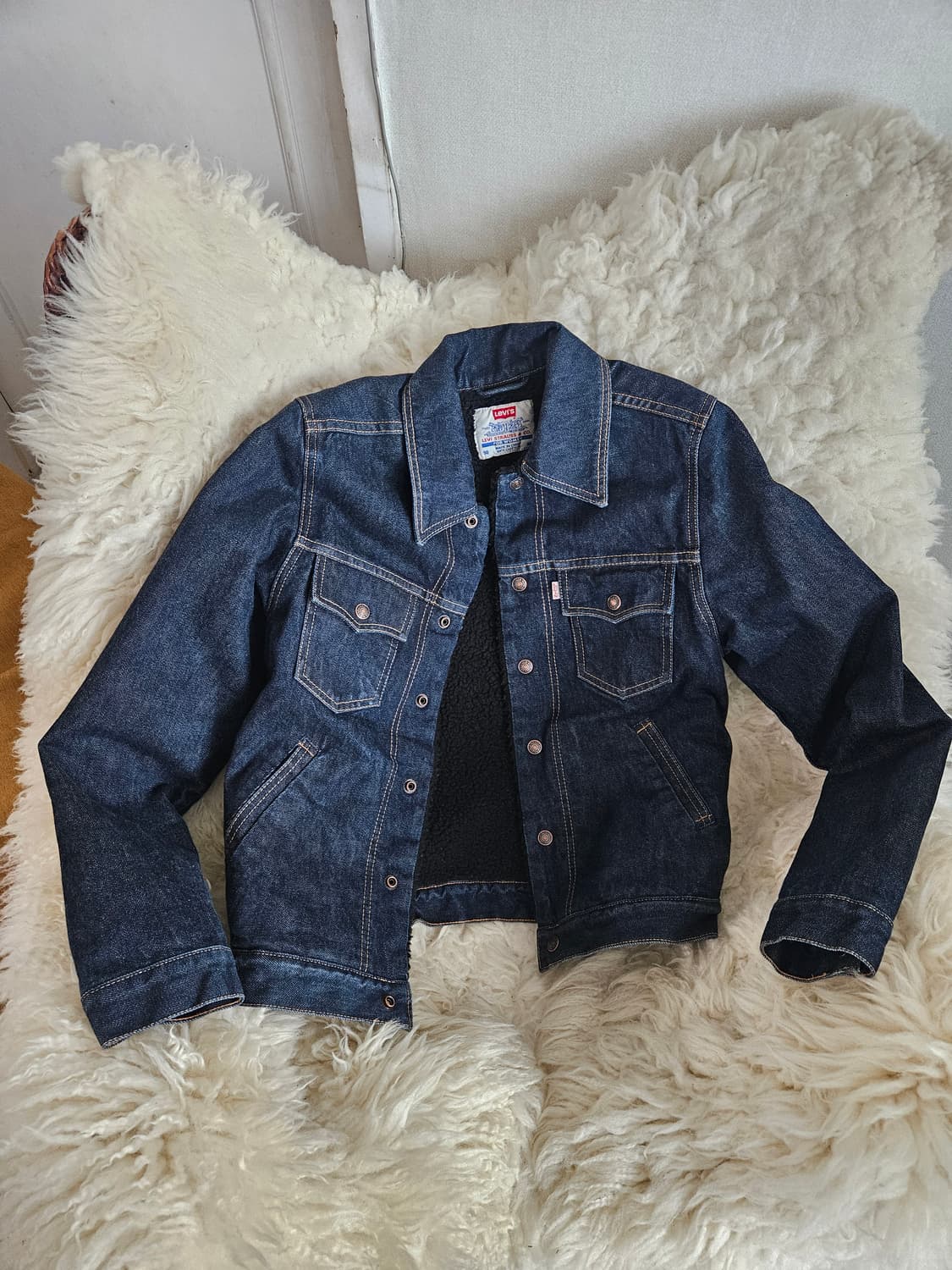 리바이스 여성용 털안감 데님 자켓 상품이미지1