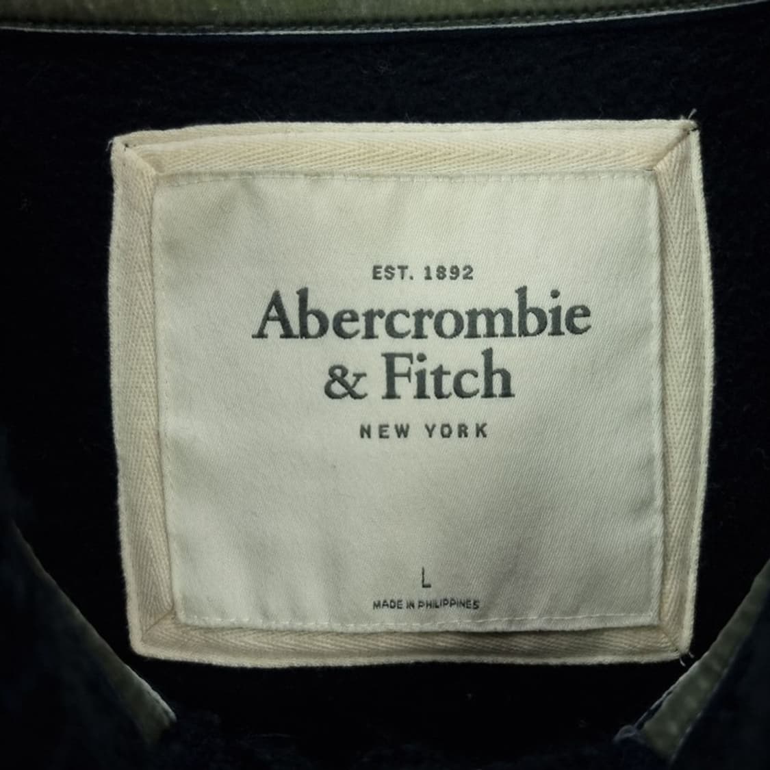 [아베크롬비] Y2K 빈티지 로고 자수 버튼 스웻 가디건 M19530 상품이미지7