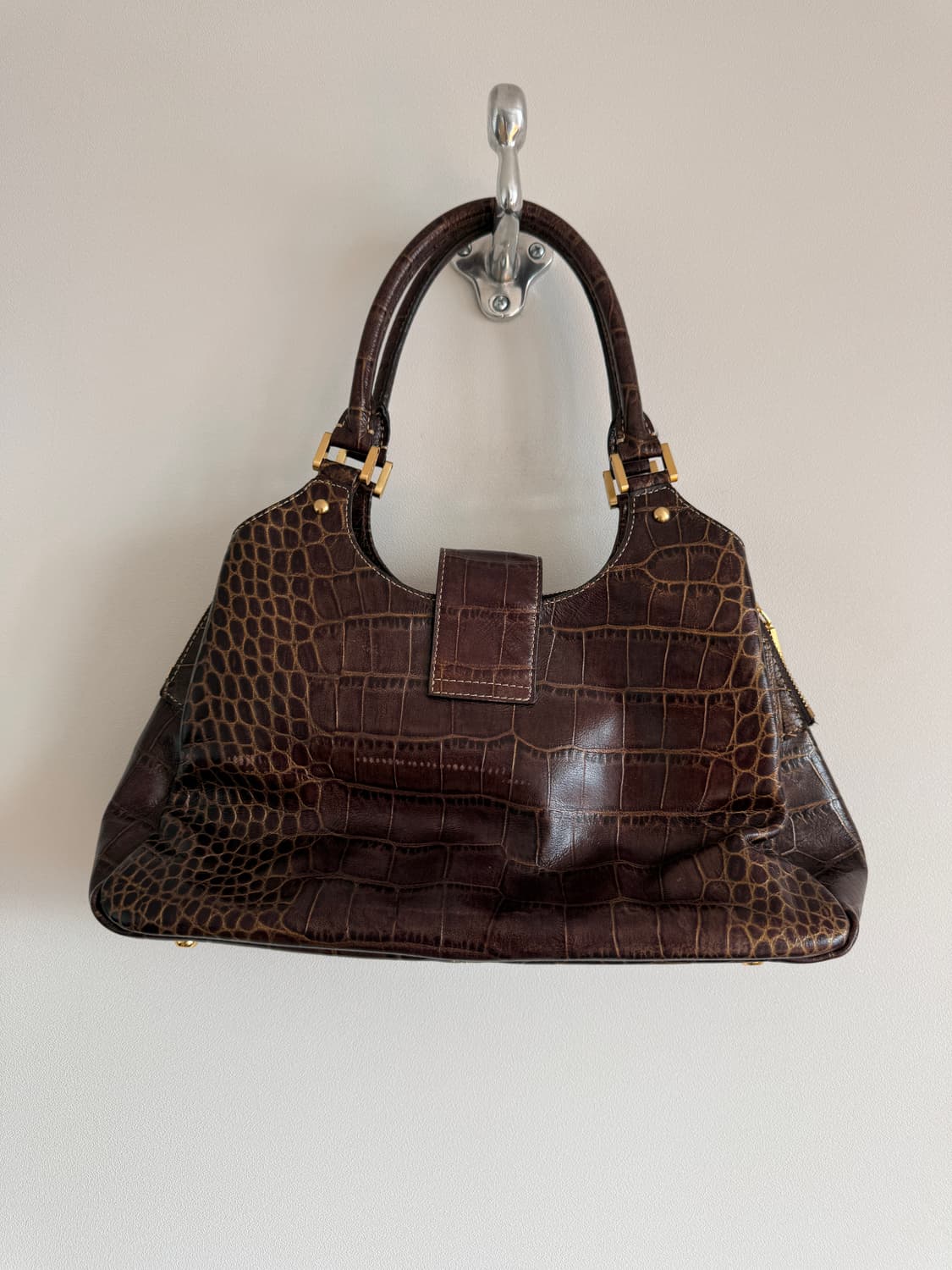 페레보사(PELLE BORSA) 크로커 패턴 숄더백 상품이미지6