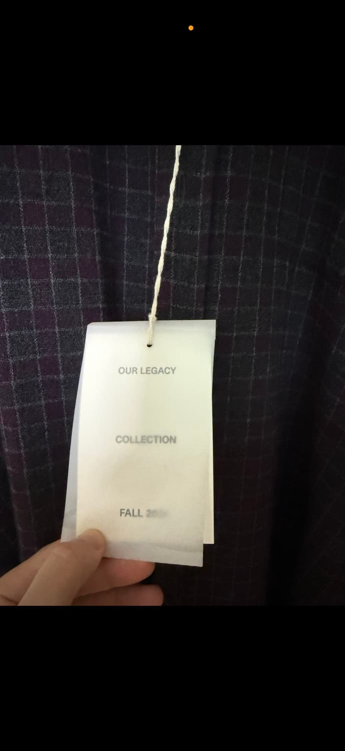 아워레가시 보로우드 BD 셔츠 소포모어 체크 루럴 울 상품이미지3