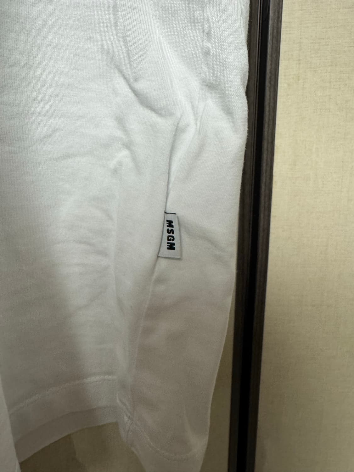 MSGM 박스 로고 반팔티 S 상품이미지3