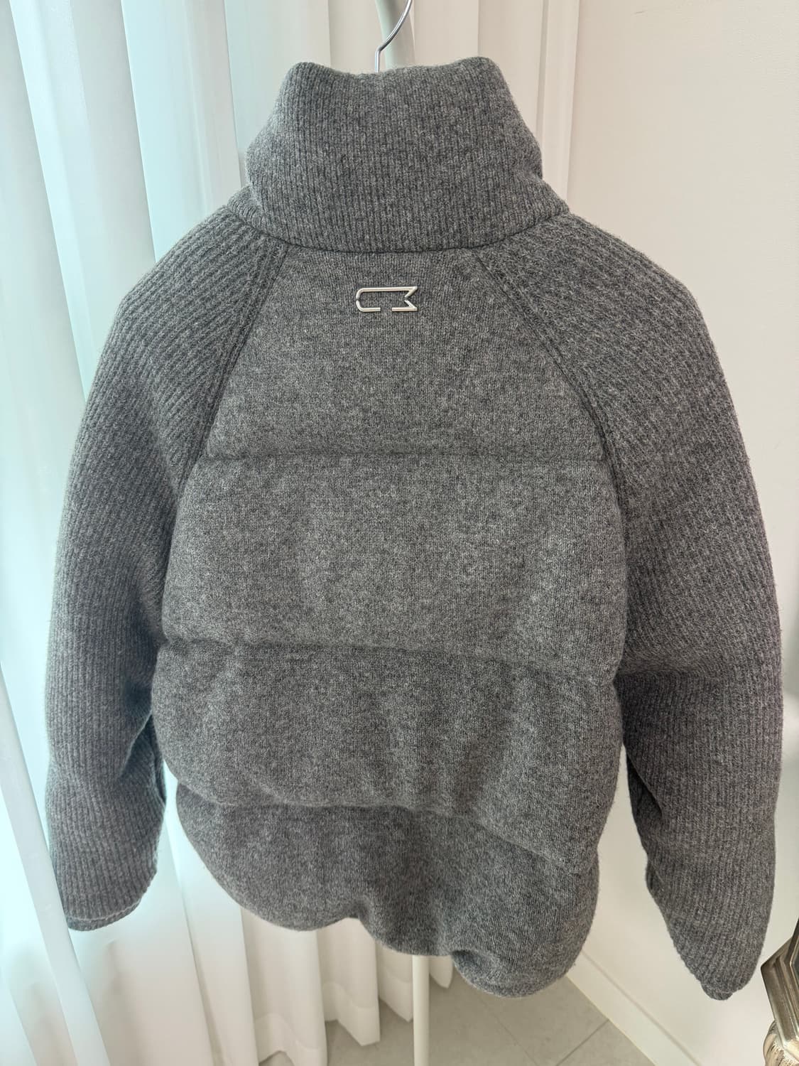 우마뭉 Pure shetland wool puffer jacket 사이즈 상품이미지6