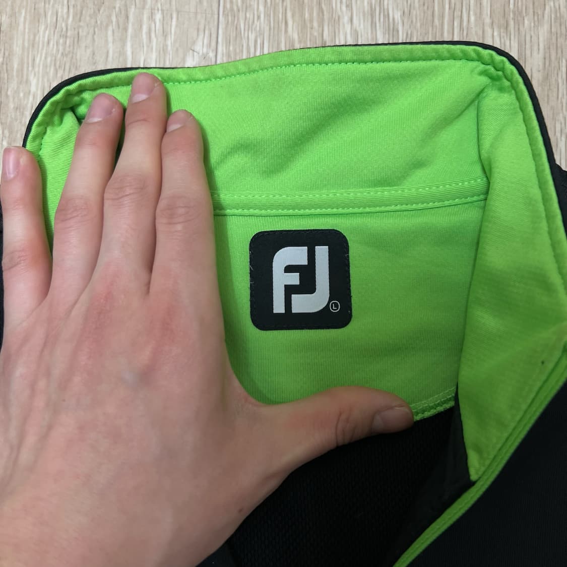 풋조이 남성 골프웨어 스윙 반집업 티셔츠 L/100  상품이미지5