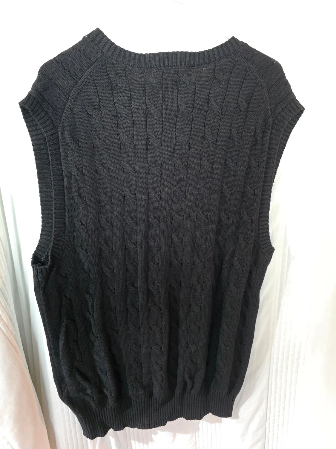 US 폴로 아슨 블랙 니트 조끼 상품이미지4