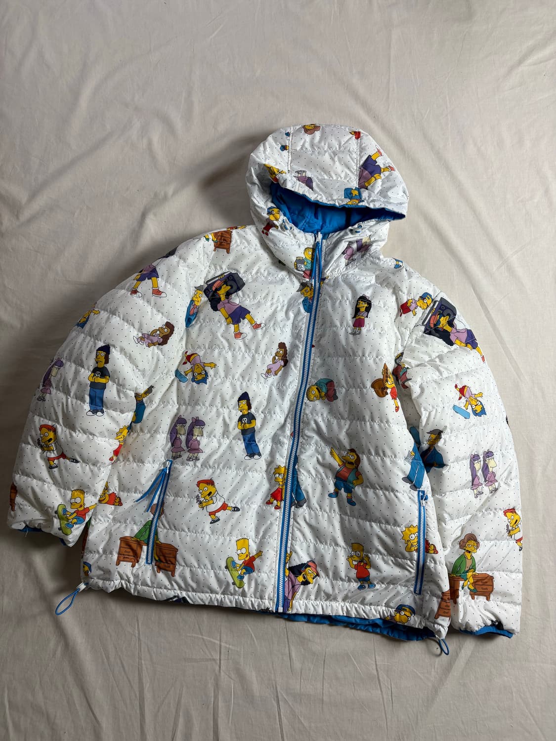 Levis x SImpson 리바이스 심슨 리버시블 다운 푸퍼 자켓 XL 상품이미지1