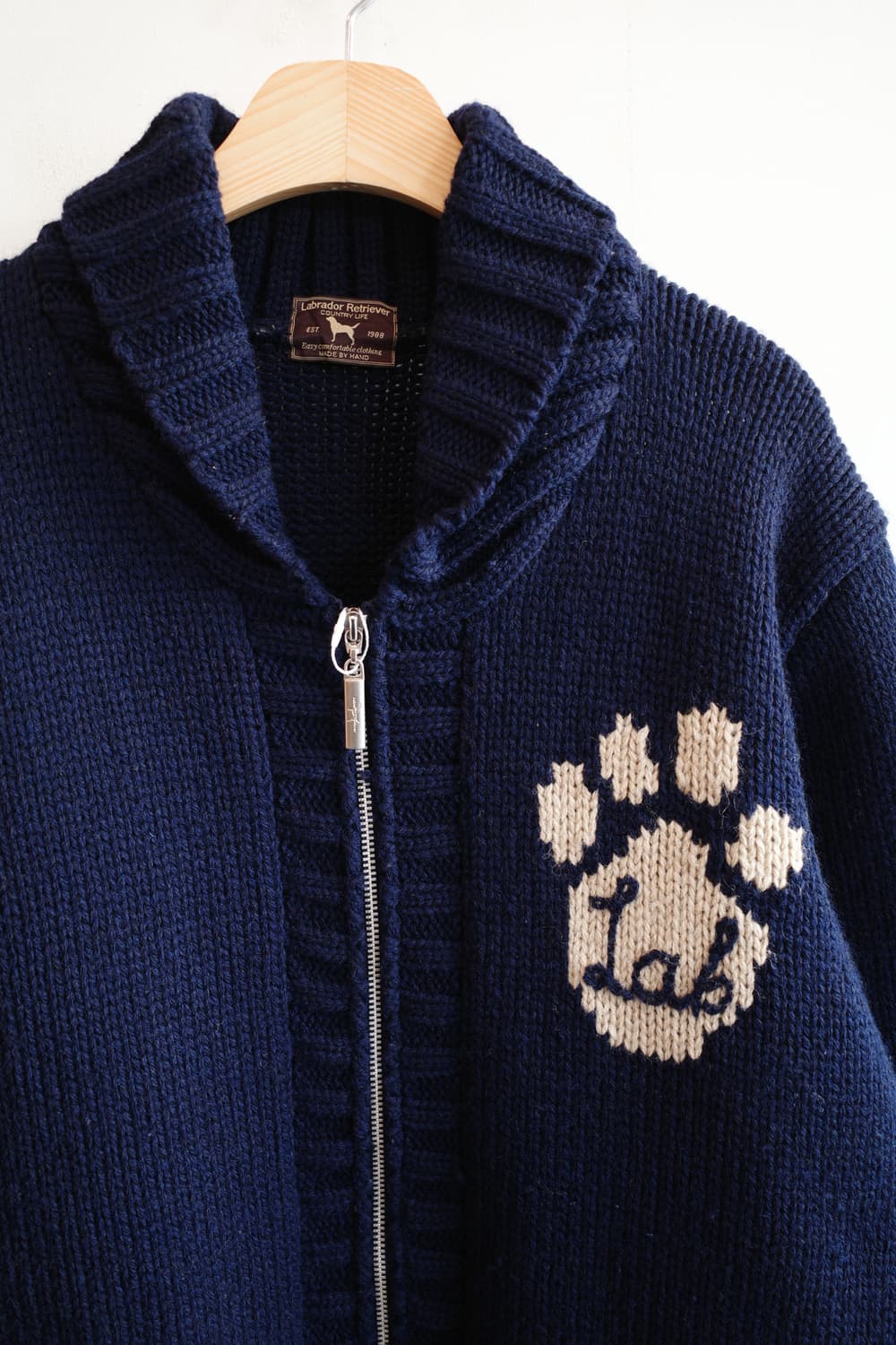 Labrador Retriever 핸드메이드 집업 니트  상품이미지2