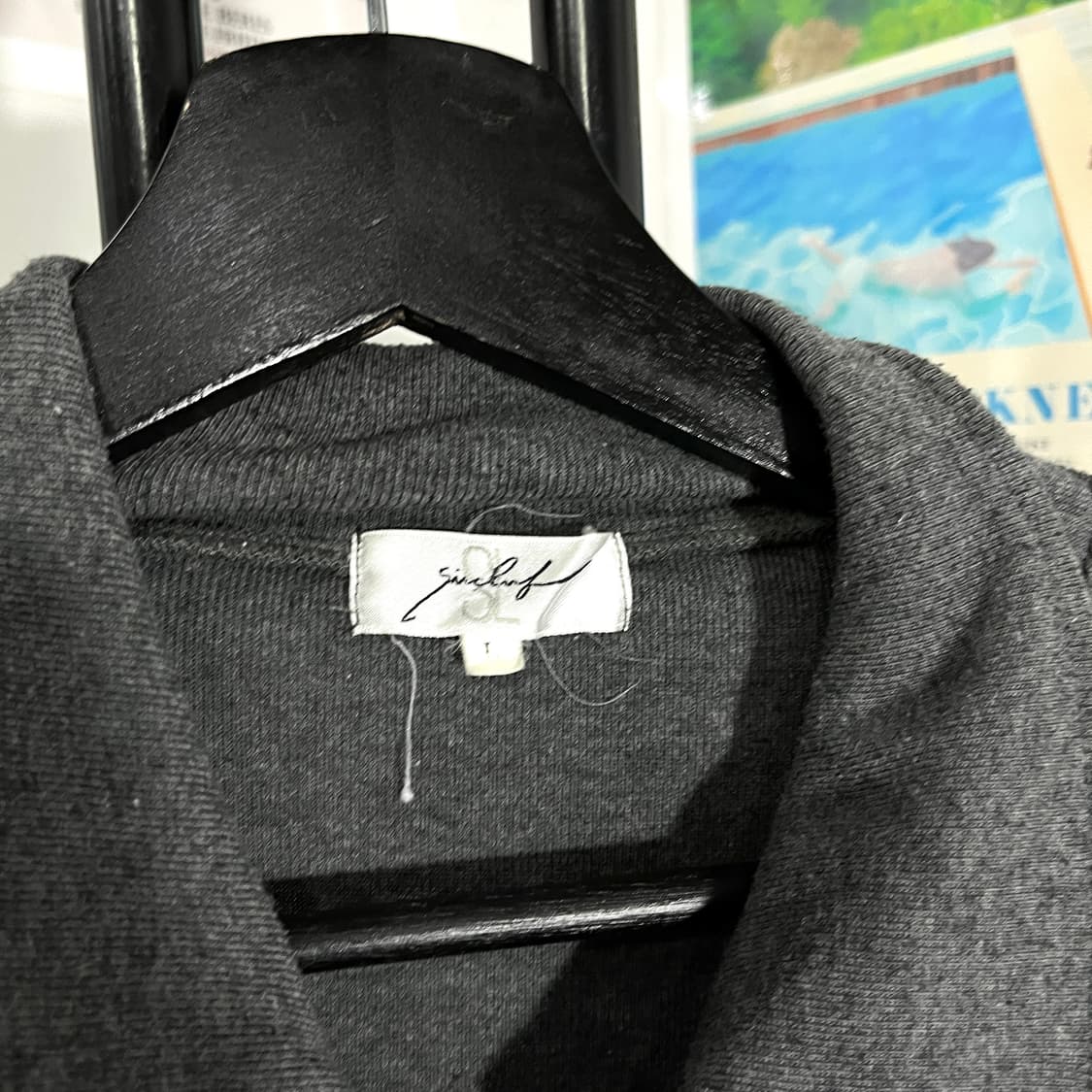 코튼 카라 집업 상품이미지6