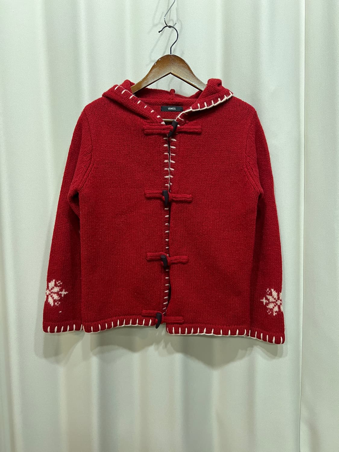 떡볶이단추 니트 후드 가디건 상품이미지2