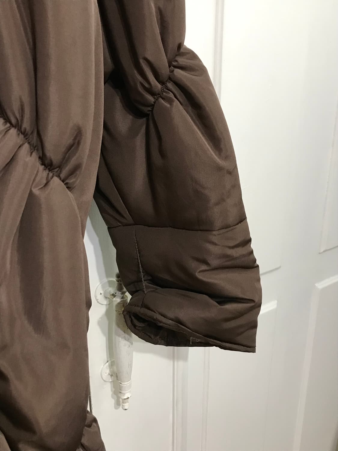 clode 브라운 퍼프 빈티지 패딩 상품이미지4