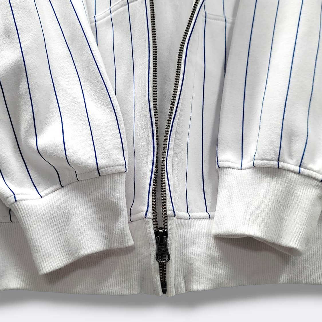 [105/XL] 뉴에라 화이트 MLB 뉴욕메츠 스트라이프 후드집업 상품이미지8