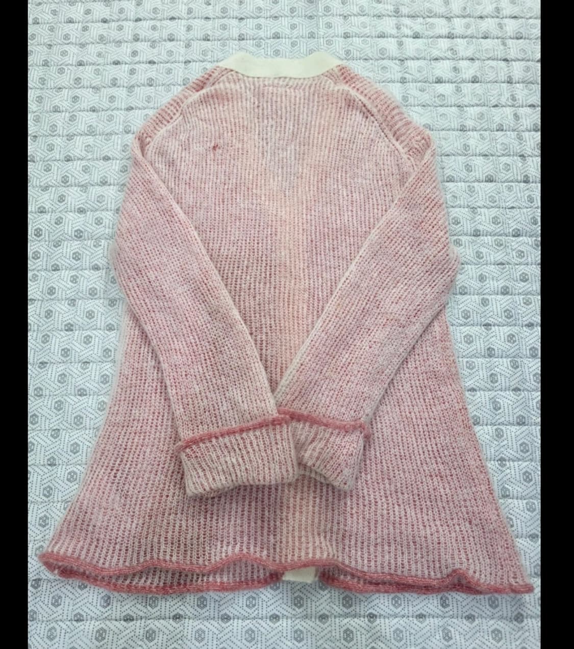 MM6 메종마르지엘라 핑크 가디건 55 상품이미지5