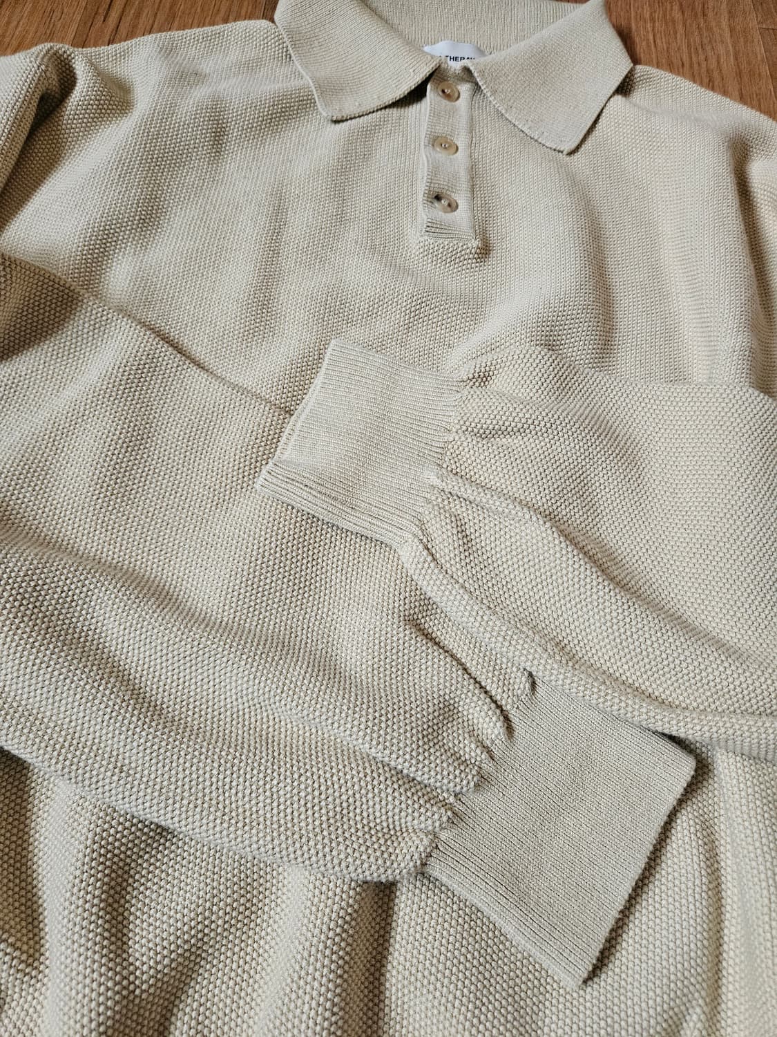 인더로우 코튼실크 폴로니트 상품이미지4