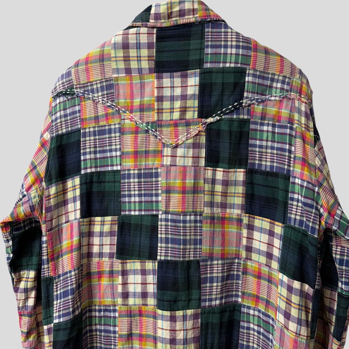 (L)JPN ku 패치워크 웨스턴 셔츠 상품이미지7