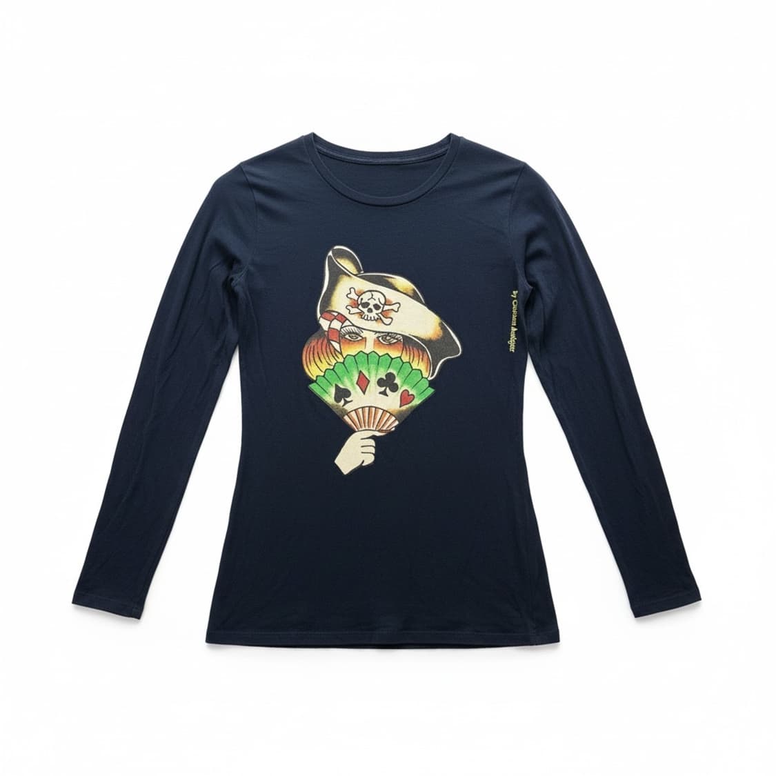 에드하디 바이 크리스찬 오디지에 여성 해적 그래픽 롱슬리브 티  상품이미지1