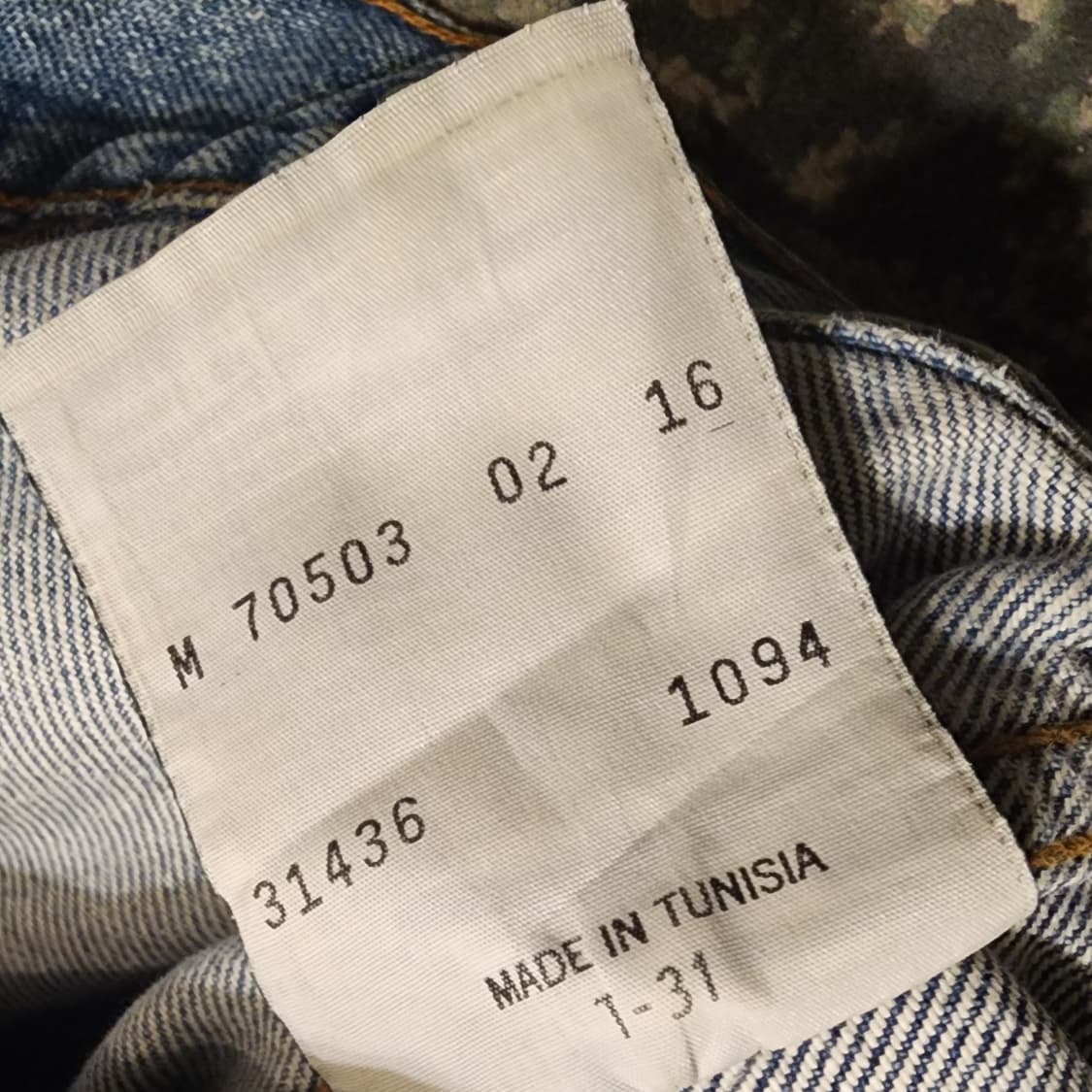 94년도 생산 리바이스 3rd 데님트러커 상품이미지5