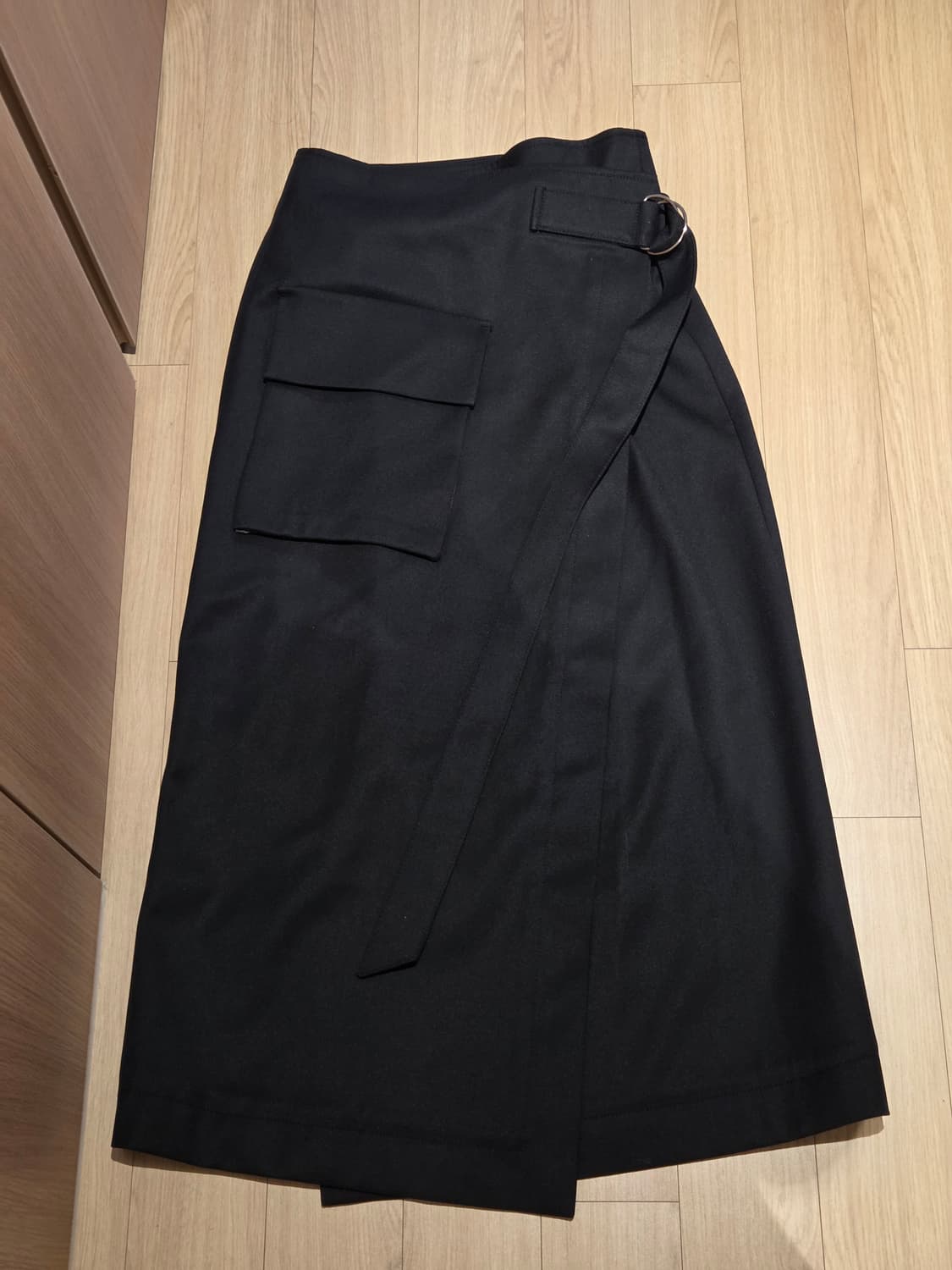 파사드패턴 개버딘 스커트 상품이미지3