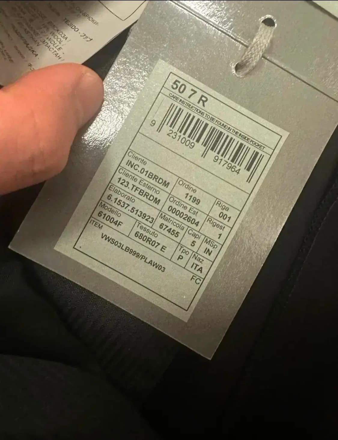 톰포드 웨스턴 포켓 아티쿠스 팬츠 블랙 50 상품이미지7