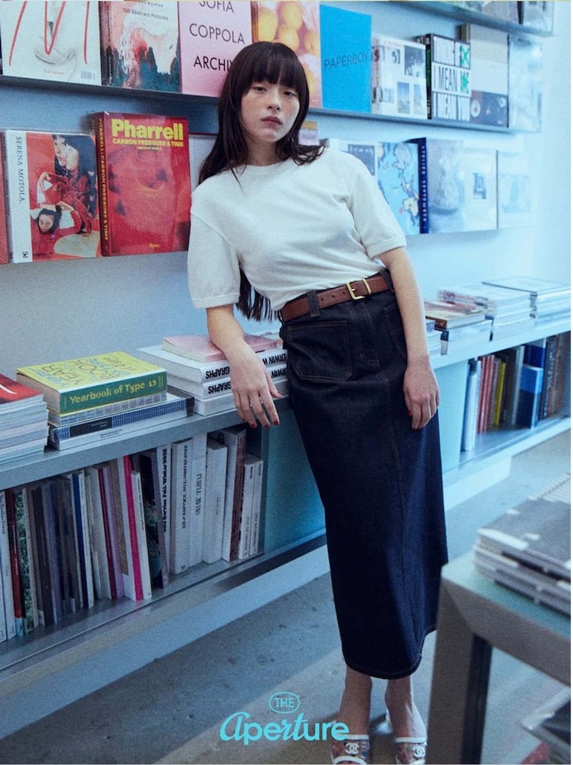 디 에퍼처 데님 스커트 상품이미지1