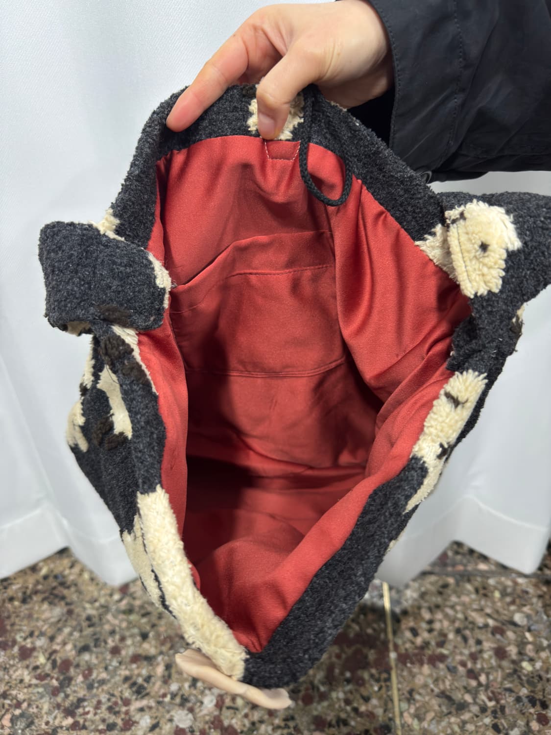 fleece sheep crossbag 상품이미지4