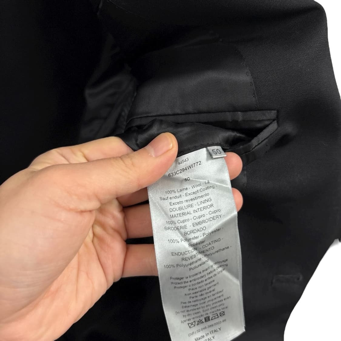 정품)Dior크리스찬 디올 자수 자켓50 상품이미지8