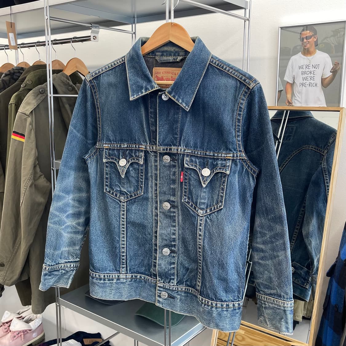리바이스 타입원 데님 자켓 (L) 상품이미지2