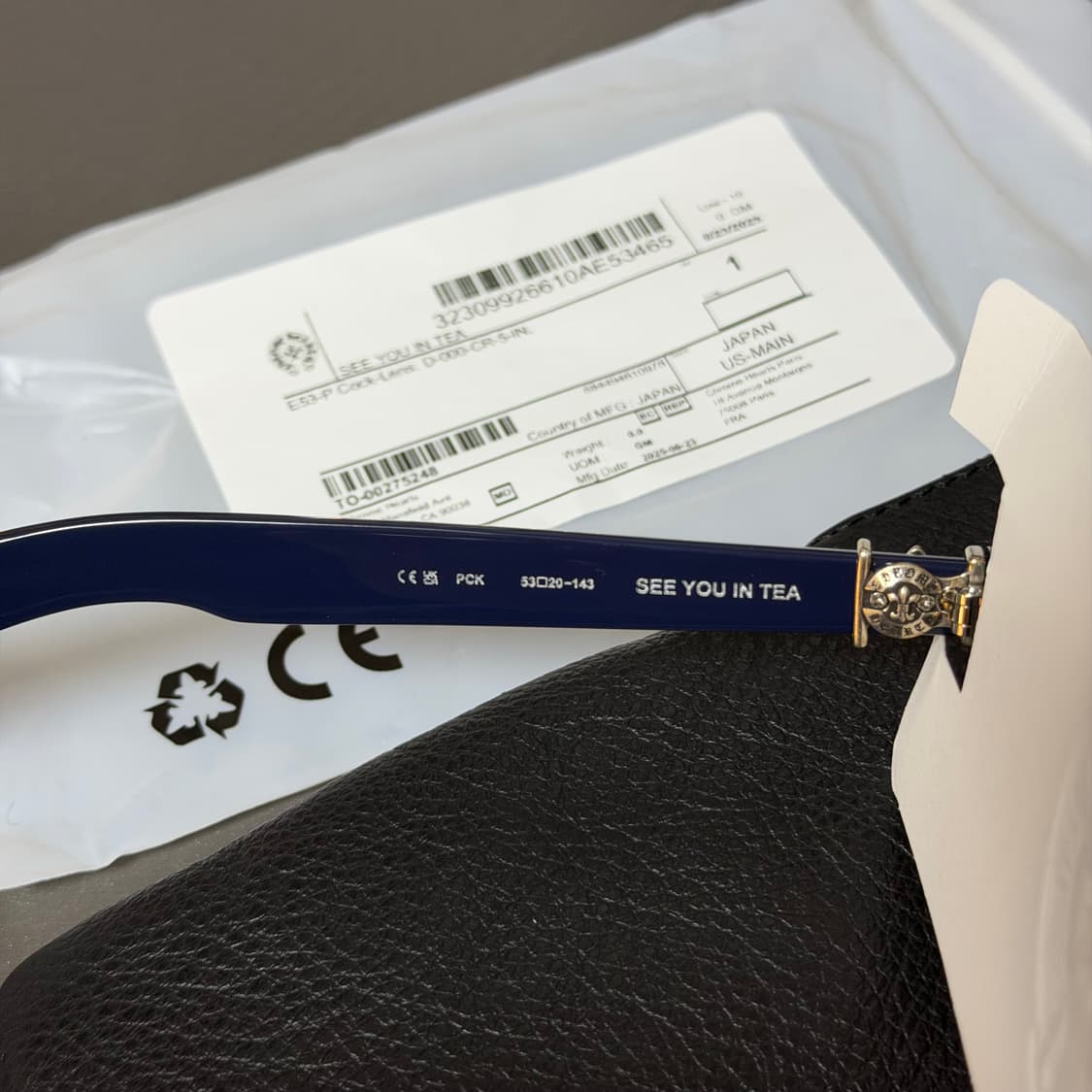 (OS) 크롬하츠 씨유인티 안경 피콕블루 상품이미지10