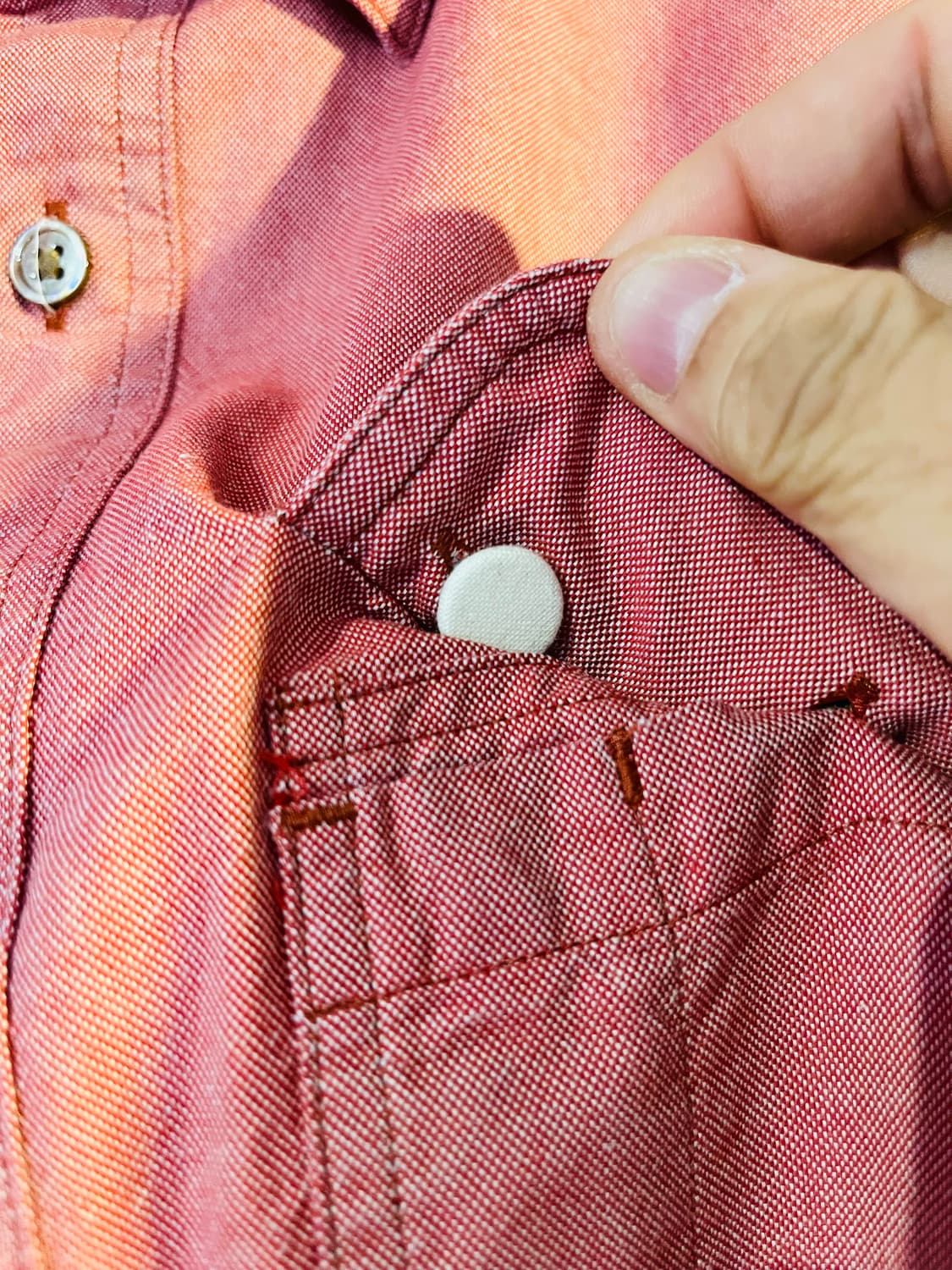 나이젤카본 샴브레이 셔츠(일본제) 상품이미지4