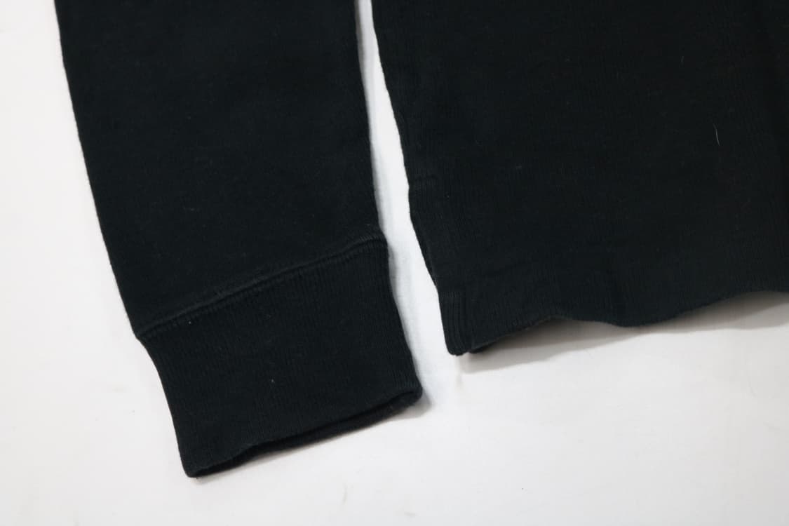 폴로 랄프로렌 블랙 코튼 반집업 니트 스웨터 (XS) 상품이미지5