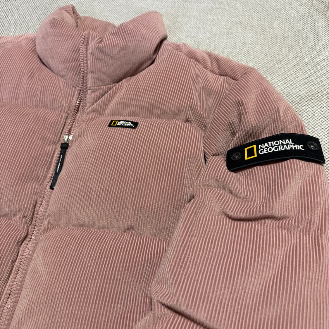 내셔널지오그래픽 코듀로이 숏패딩 상품이미지2