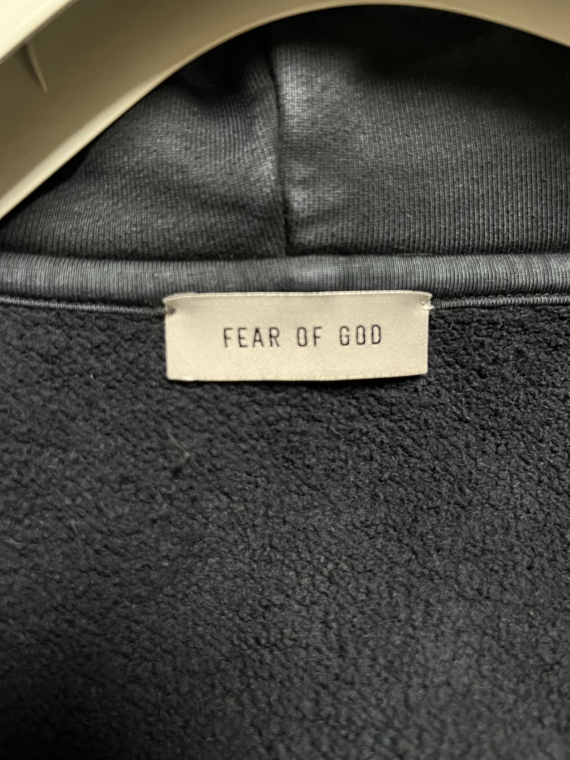 피어오브갓 8th 풀집업 후드 빈티지 블랙L 정품 상품이미지4