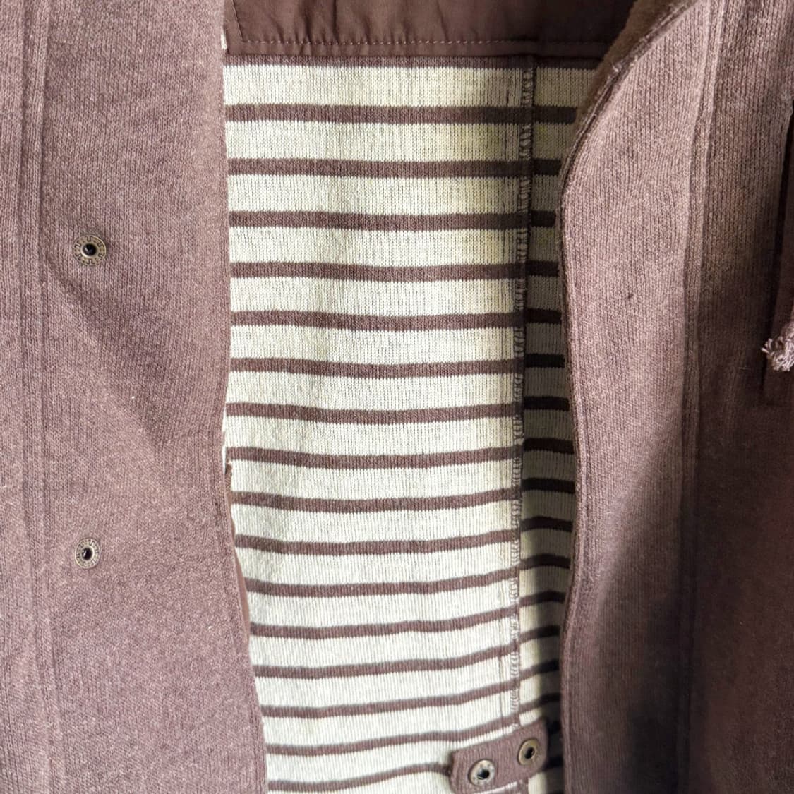 브라운 토프 후드 자켓 상품이미지6