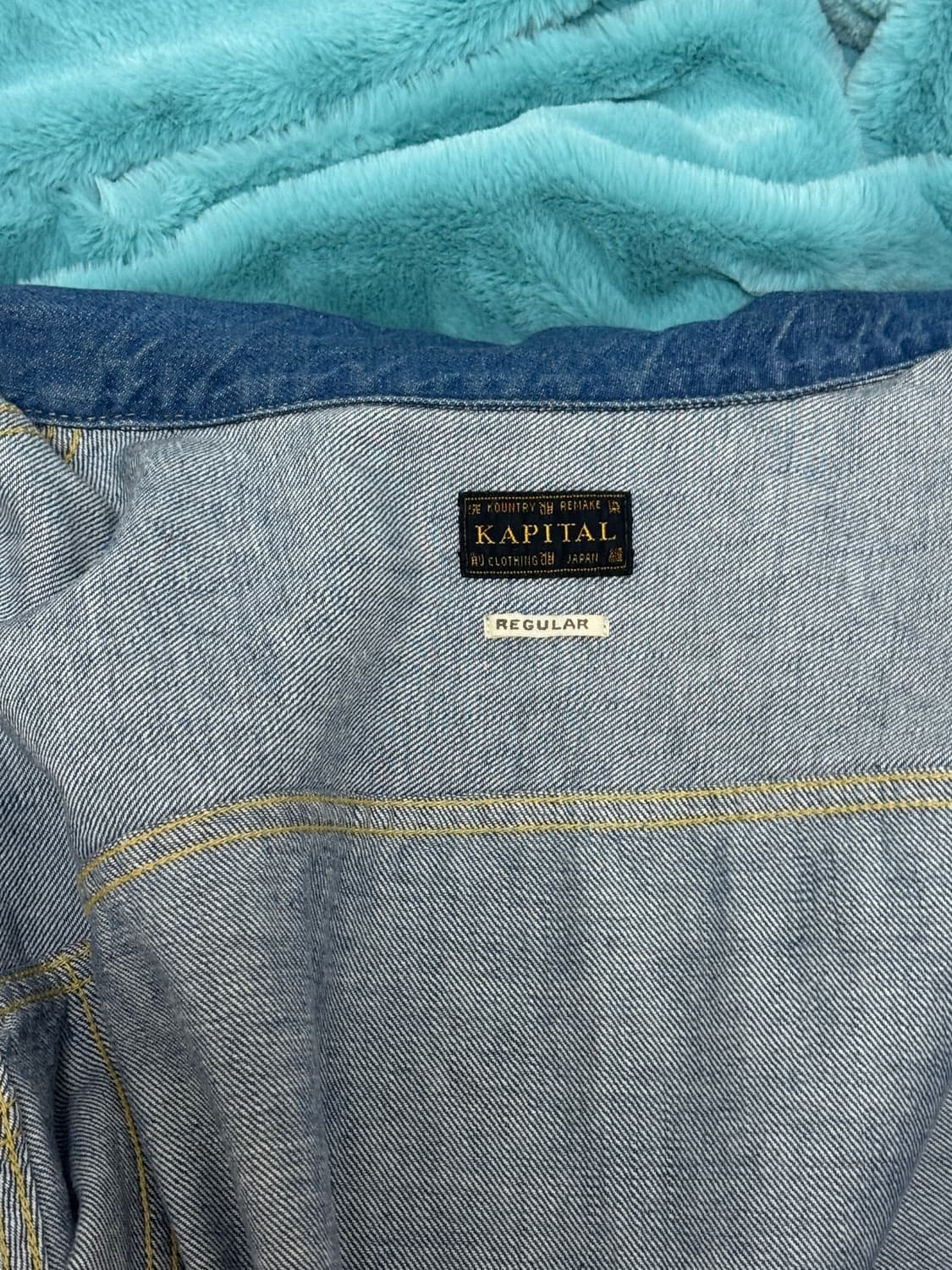 캐피탈 스마일 데님 자켓 상품이미지2