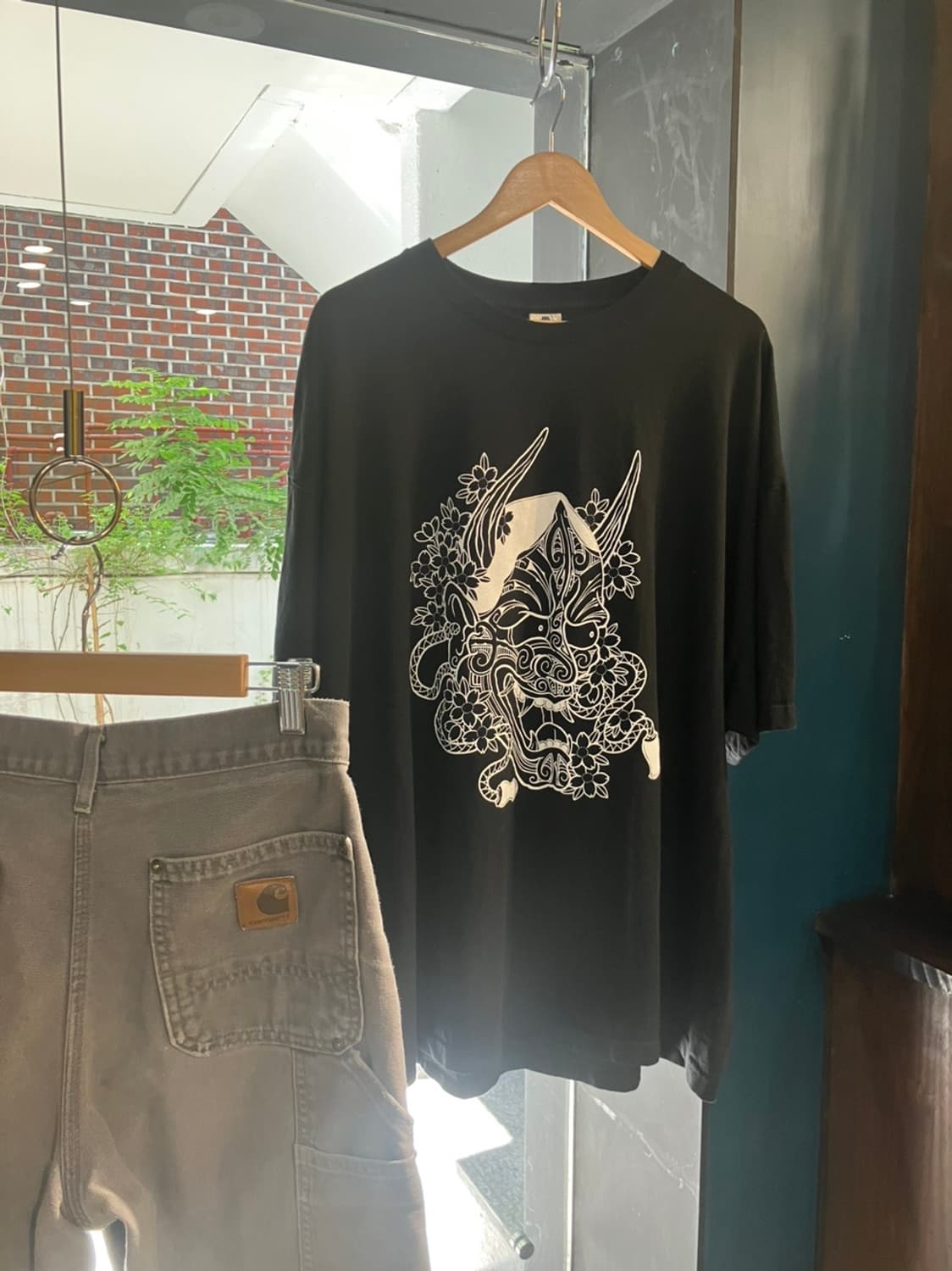 tatto T-shirts Black 3XL 상품이미지1