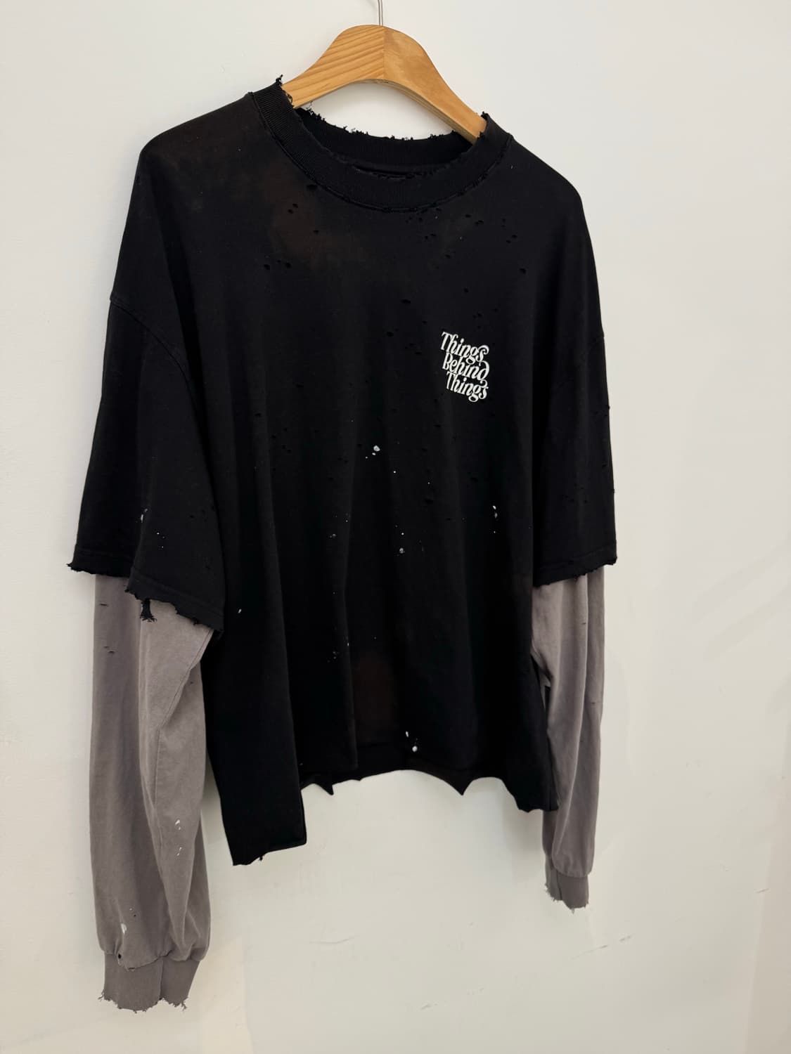 빈티지 레이어드 긴팔 상품이미지3