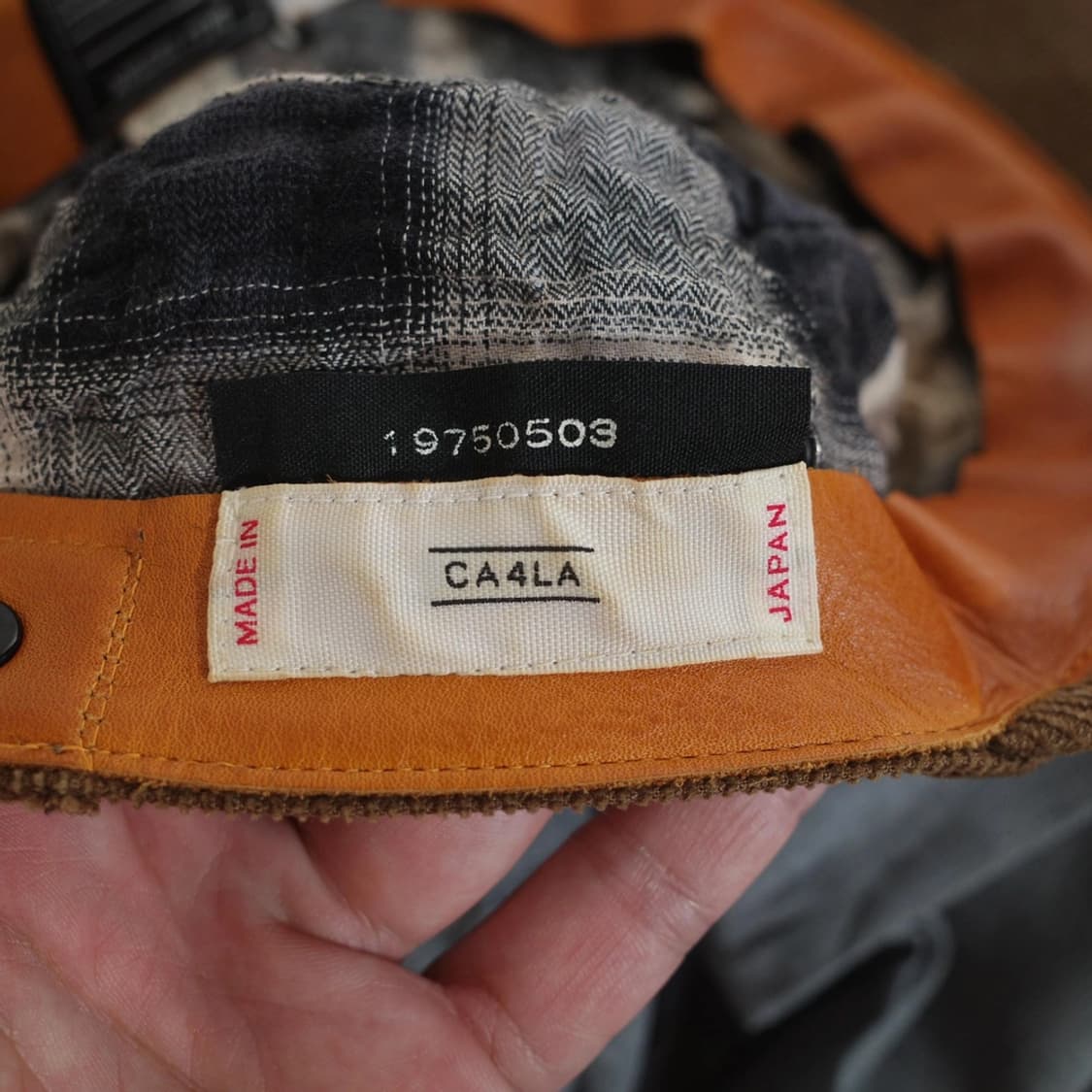 CA4LA corduroy cap 상품이미지9