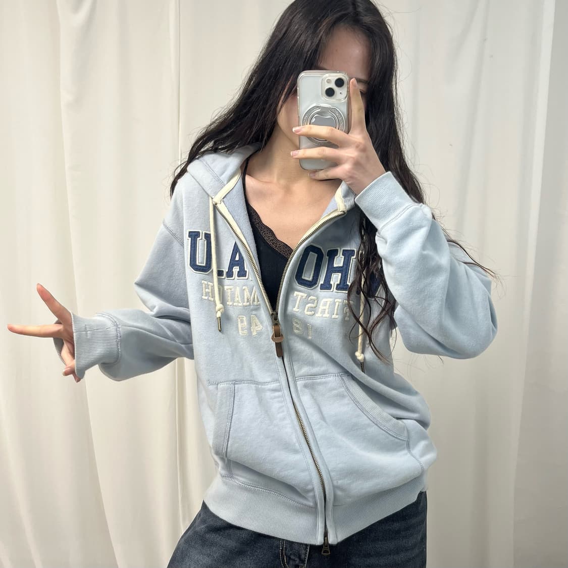 Who.A.U Sky 2way Hoodie Zip-up  상품이미지2