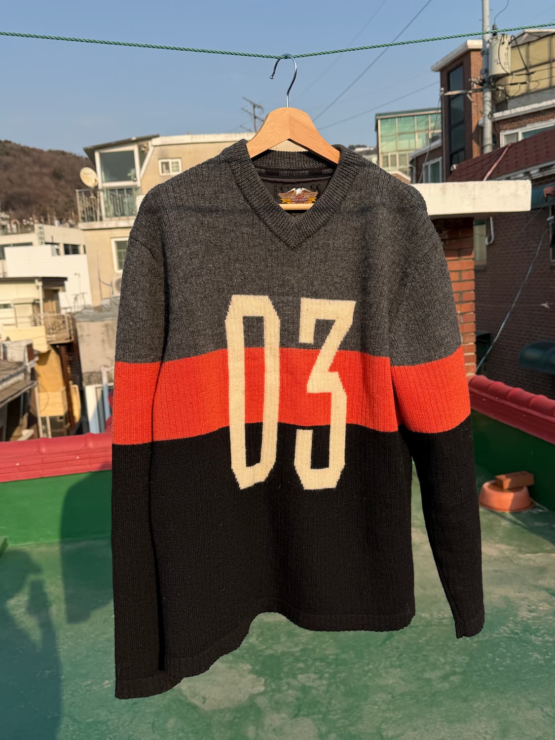 할리 데이비슨 니트 스웨터  상품이미지3