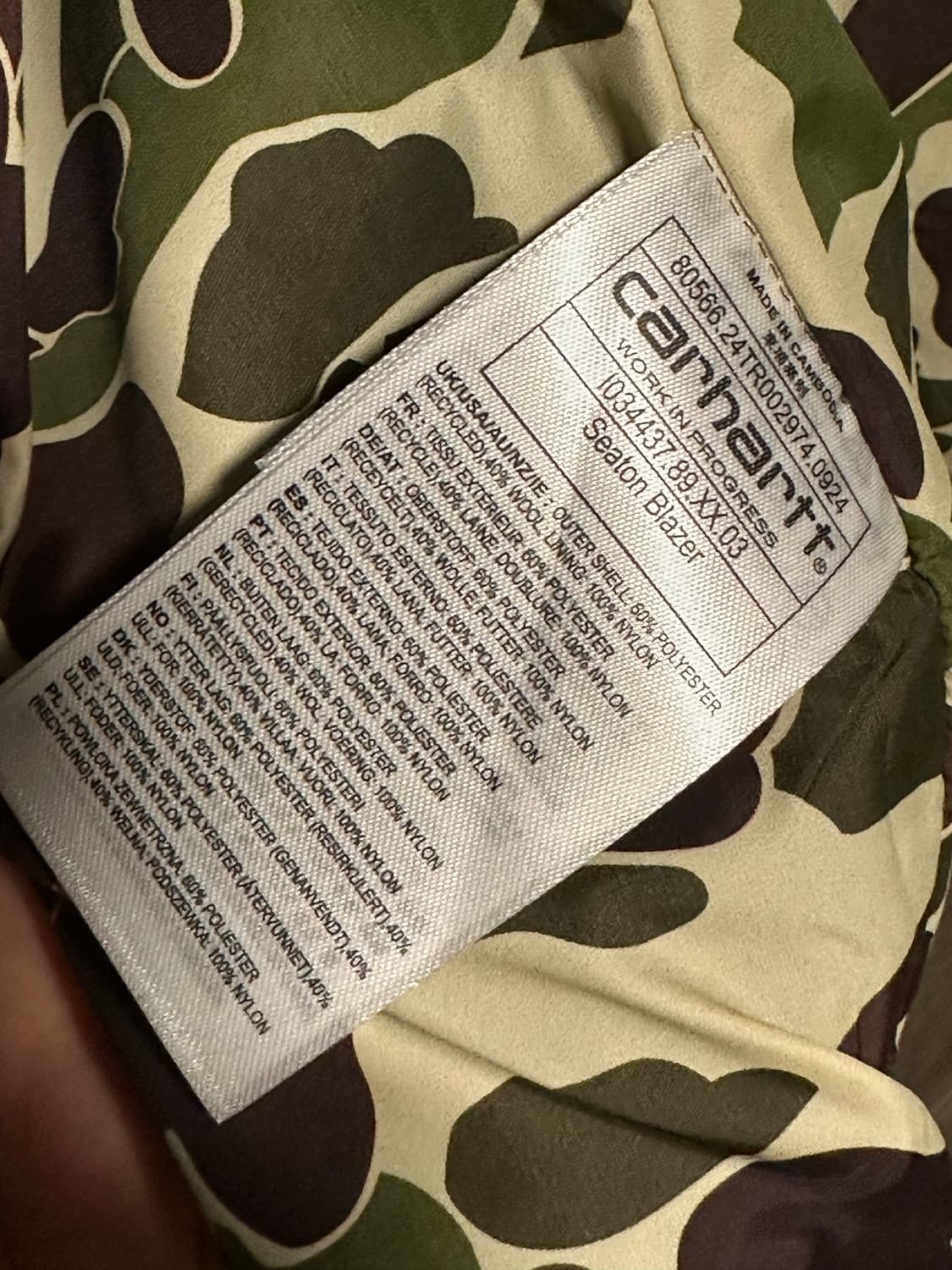 칼하트 사틴 자켓  상품이미지3